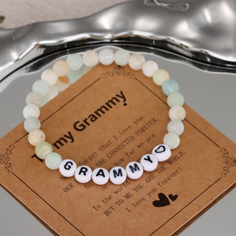 AHAETH Grammy Gift for Grandma from Granddaughter Bracelet Women Birthday