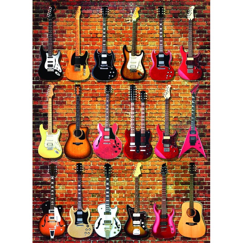 Anatolian Puzzle - Guitar Collection, 1000 Piece Jigsaw Puzzle, 1116,