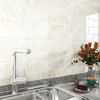 FunStick Marble Subway Tile Peel and Stick Backsplash for Kitchen