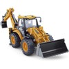 Dollox Die-cast Excavator Backhoe Front Loader Truck 1/50 Metal Engineering