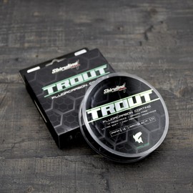 Sbirulino Fluorocarbon Trout Fishing Kit 150 m + 5 Assorted Short Slides with Case - Lake Trout, Tremarella, Trout Stream, Ultra Light Spinning (Fluorocarbon 0.18 mm 500 m + 5 Short Slides)