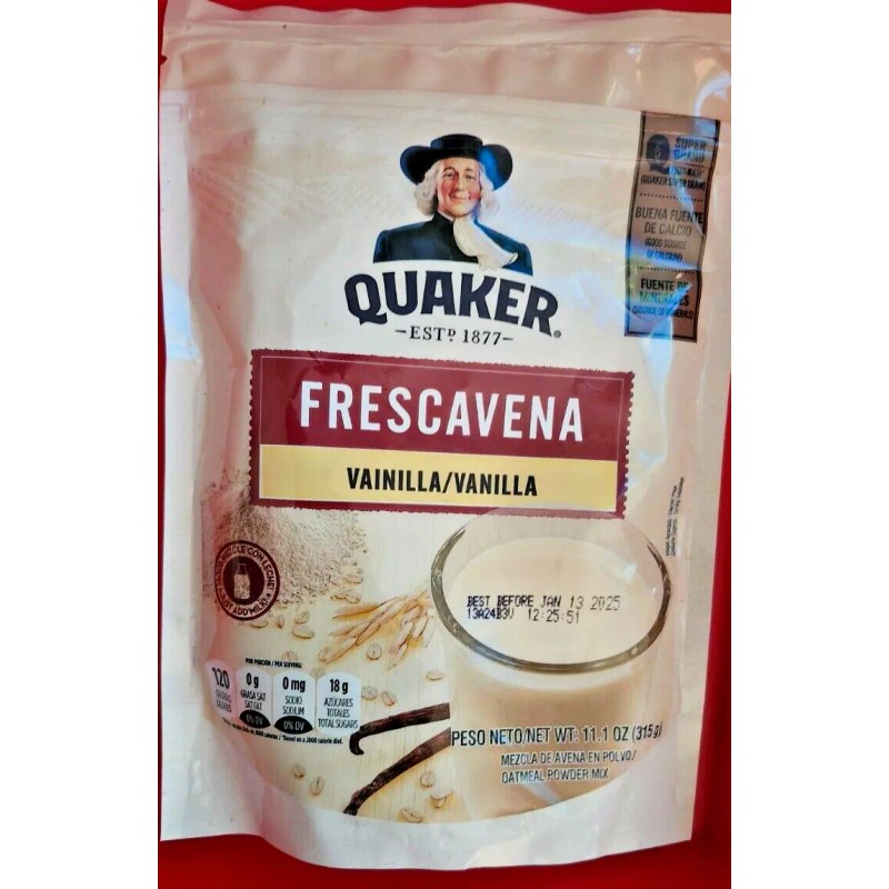 QUAKER 2 PACK QUAKER FRESCAVENA VANILLA/ QUAKER FRESCAVENA SABOR VAINILLA
