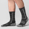 Niorasen Men's Cotton Crew Work Socks, 5 Pairs Cushioned Boot