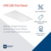 Lithonia Lighting CPX 2x4 LED Flat Panel Light, 2 Ft.