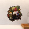 Reading Gnome in Mouse Hole Decal - Mouse Hole 3D
