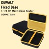 Aenllosi Hard Storage Case Replacement for DEWALT Fixed Base,1-1/4-HP Max