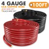Jeemiter 4 AWG Gauge Wire CCA - Automotive Wire, Car