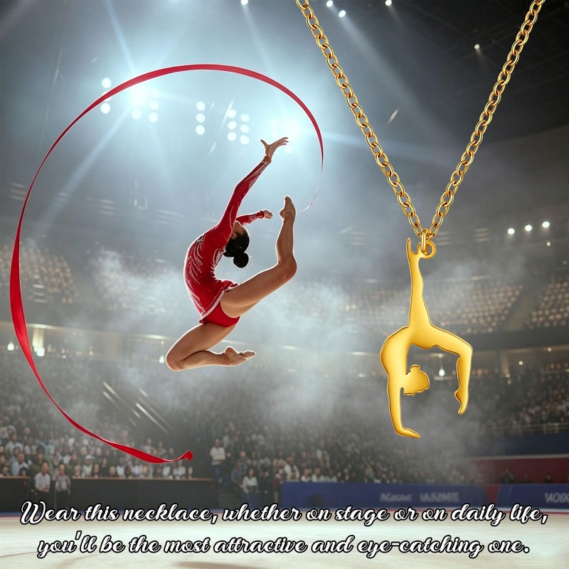 ARHTF gymnastic necklace (Gold Gymnastic Necklace)
