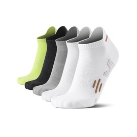 Mqamex - Calcetines tobilleros para hombre, 5 pares, 中, One Size