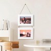 Gmllary 4x6 Double Picture Frames Hanging Photo Frames Vertical Stand