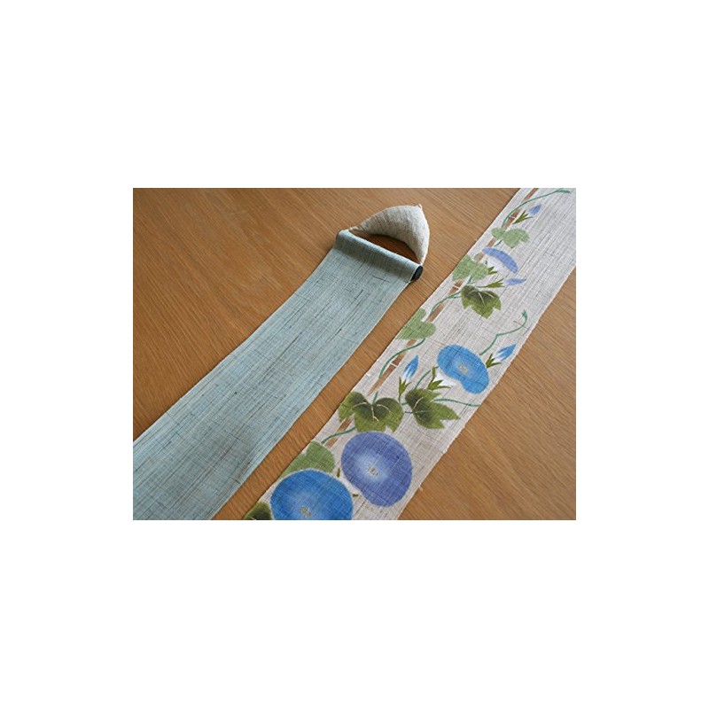 Thin Tapestry Sky Blue Morning Glory Summer Hand Painted Tapestry,