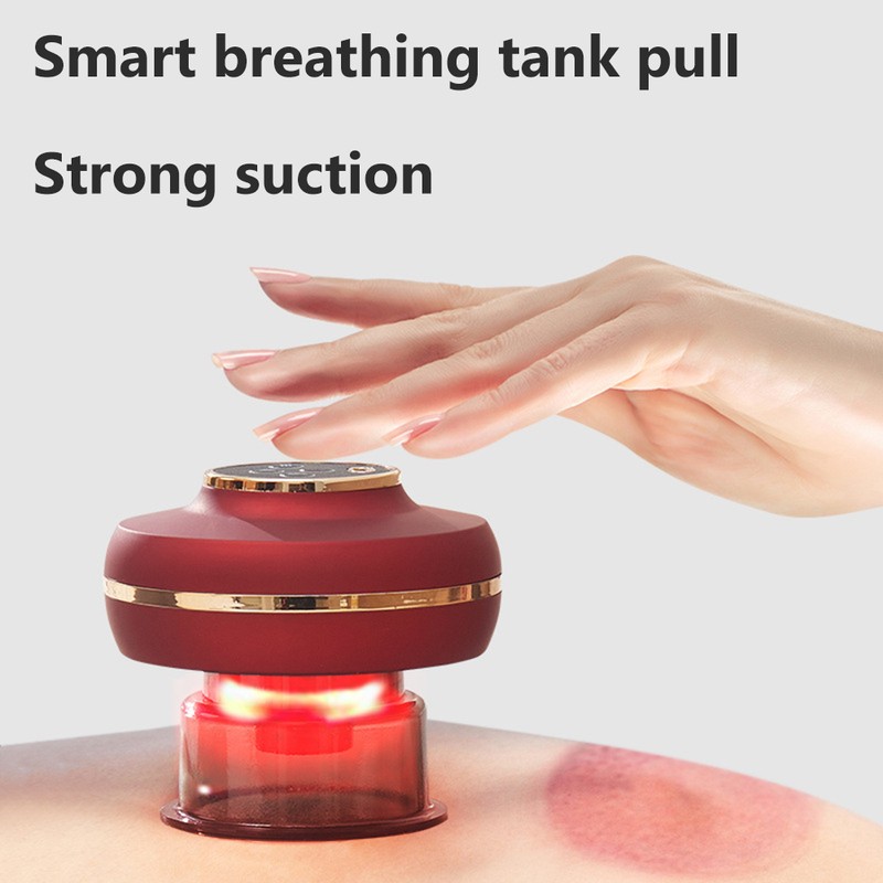 Electric Cupping Massager 3 Temperature Control Vacuum Cupping Portable Scraping