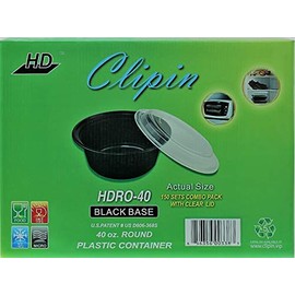 Maple Trade HD Meal Prep Bowls to-Go Containers 150 Sets Case Pack (40 oz.)