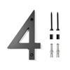 Floating Address House Numbers,Large Modern Acrylic House Street Numbers,6 Inch