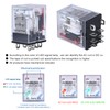 2PCS Electromagnetic Power Relay, 8-Pin 10A 12 AC Relay Coil