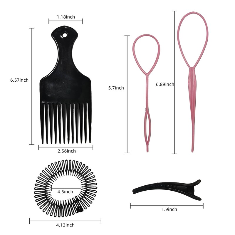 1st Choice 12 Pieces Hair Styling Comb Set Professional Styling