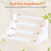 Lifewit Perfume Organizer with Fences, Plastic Cologne Stand, Tool-Free Assembly,