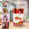 100% Bio Glutenfrei Hagebuttenpulver mit Vitamin C und pflanzlichen Omega-3-