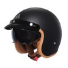 TRIANGLE 3/4 Motorcycle Helmet,Retro Vespa Open Face Adults Helmets with