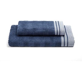 Caleffi Cotton Guest Towel, Cotton, Blue, Standard, 67595