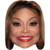 La Toya Jackson (Smile) Celebrity Mask, Flat Card Face, Fancy Dress Mask