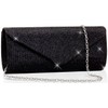 Clutch Purses for Women,Evening Bag Envelope Clutch with Detachable Chain