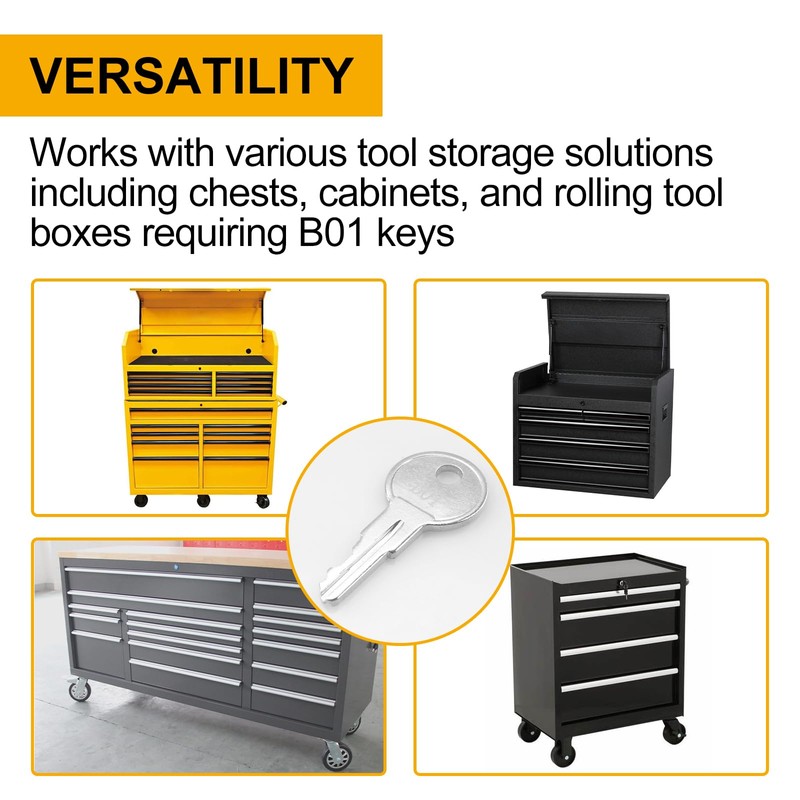 INTHVKIL B01 Keys(2 pcs) for Husky Tool Box & Hudson