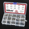 Hilitchi 295Pcs M3/4/5/6/8 304 Stainless Steel Set Screw Assortment with