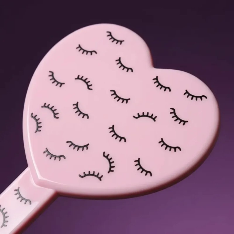 2 Espejos D Maquillaje De Mano Extensión D Pestaña Con