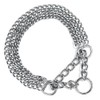 Nobby Chains Choker, Three Rows, 65 cm/2 mm, Chrome