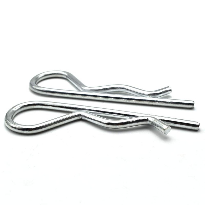 M7 X 150 Stainless Steel Cotter Pin Hairpin Silver R