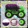 Green and Purple Monster Truck Pinata Car Pinata with Stick
