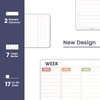 ALEZEL Magnetic Weekly Calendar Whiteboard for Fridge, Refrigerator Dry Erase