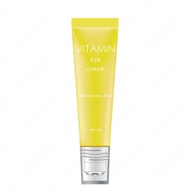 Shobido PT74386 Vitamin, Roll-on Warming Eye Cream, Eye Treatment, Anti-Dullness and Dryness, Lemon Juice, Retinol Derivative, Niacinamide Ceramide