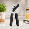 Stainless Steel Manual Can Opener with Ergonomic Non-Slip Handles, Multifunctional