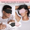 Amrules Sleep Mask 2 Pack, Soft Blackout Eye Mask for