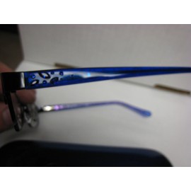 Phoebe Couture  Eyeglass Frames P276  BLACK  50-17-135 With  Case New