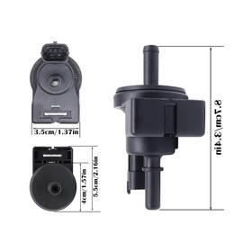 IUSOT Petrol Evaporation Control Purge Solenoid Valve 55566514 - Fuel Breather Valve for Vauxhall Adam, Meriva B, Corsa E - Canister Purge Valve Replacement for Emission Control System