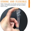 3 Inch Valance Clips, Clear Plastic Valance Clips for Horizontal