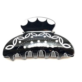 Fashion Acrylic Jaw Clip/Hair Claw Clip for Women / AZHCBA002-BWC
