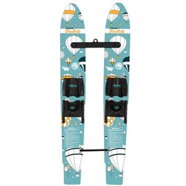 Radar Water Ski 46" - Kids Firebolt w/ Child Adj Horseshoe Bindings - Color Me Hot Air Balloons