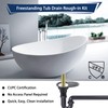 Upgrade Freestanding Tub Drain Rough-in Kit for Freestanding Bathtub, with