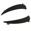 Gloss Black Front Bumper Fog Grille Air Vent Trims Replacement