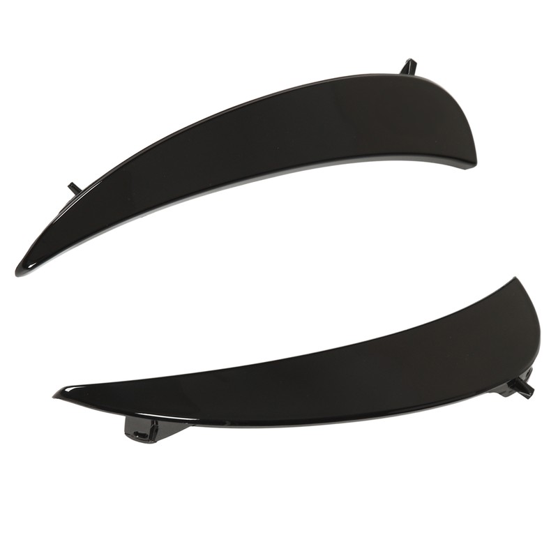 Gloss Black Front Bumper Fog Grille Air Vent Trims Replacement