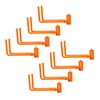 AUTOSwpozo 8-Pack Heavy Duty E-Track Shovel/Tool Hanger, Spades, Rakes, Workshop,
