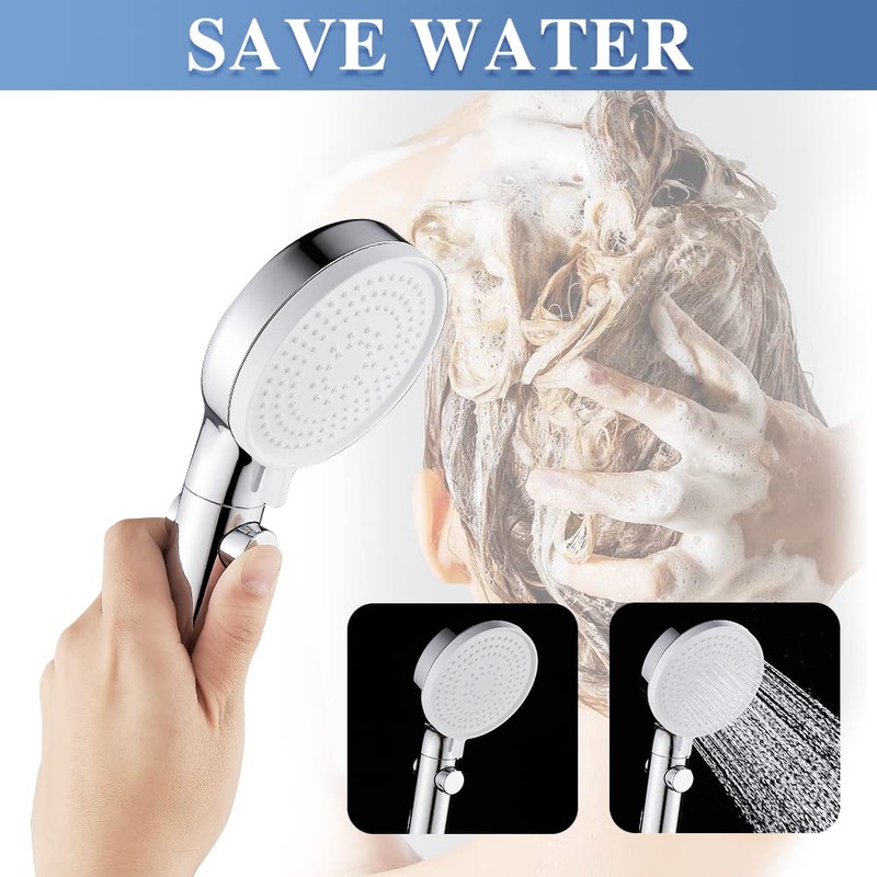 DOILIESE Shower Head with Handheld Shower Head with ON/Off Switch,