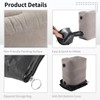 Inflatable Foot Rest for Airplane, 3 Adjustable Heights, PVC Travel