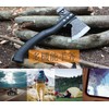 TESCOACH Camping Axe, 10.6 inches (27 cm), Reinforced Nylon Glass