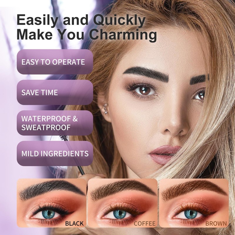 Eyebrow & Eyelash Color Kit, Professional Lash & Brow Color