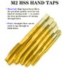 Max-Craft HSS Hand Taps 1/4-28UNF Hss M2 Titanium Coated Nitride